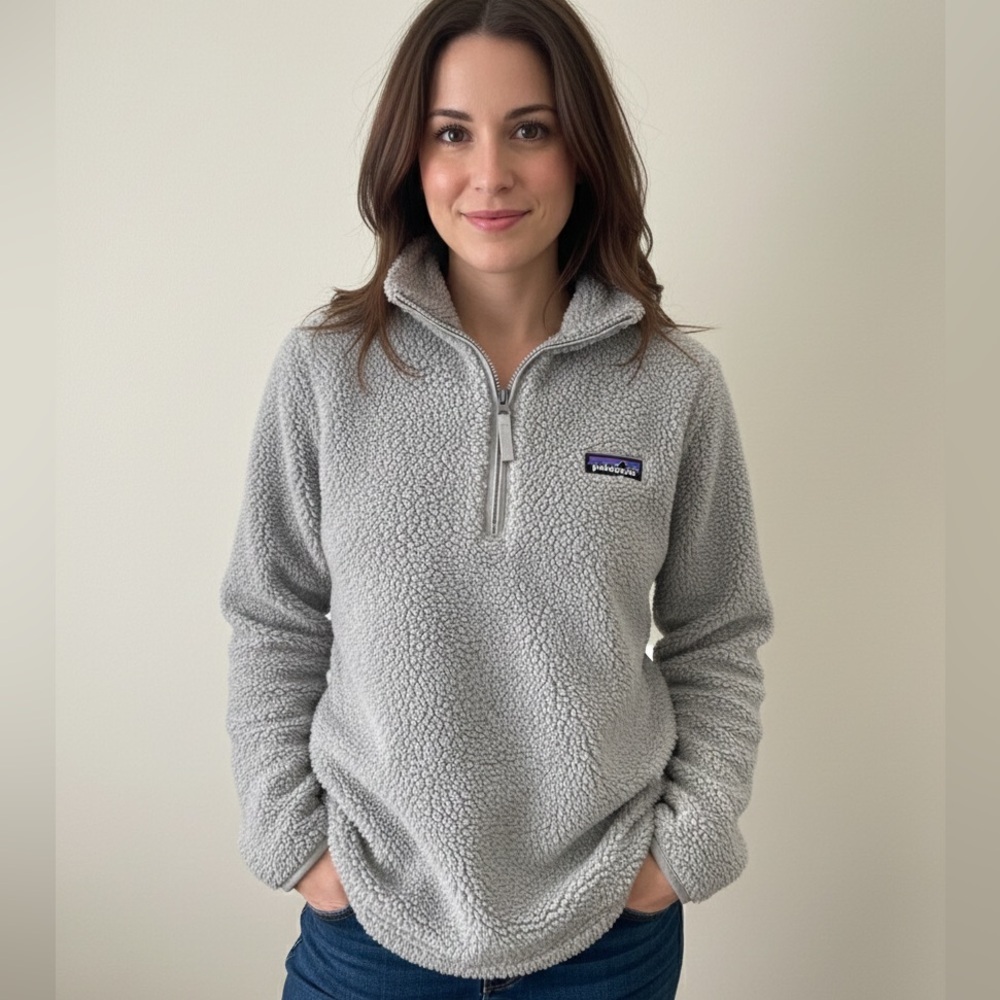 Patagonia Women's Gray Quarter-Zip Fleece